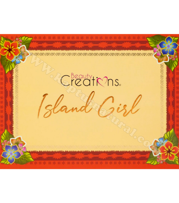 Paleta de sombras Island Girl Beauty Creations 17 cm x 23 cm x 1 cm
