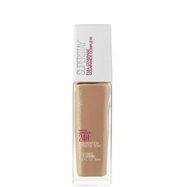 base de maquillaje Superstay 24H Full Coverage - Maybelline - Tono 110 Porcelain - 1.0 Fl. oz / 30ml 