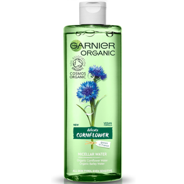 Agua Micelar con Agua de Flor de Aciano y Cebada Ecológicas - Garnier bio - 400 ml - Imagen 2