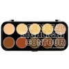 Paleta de Contorno Conceal Highlight - 10 Tonos - Kleancolor - 40g